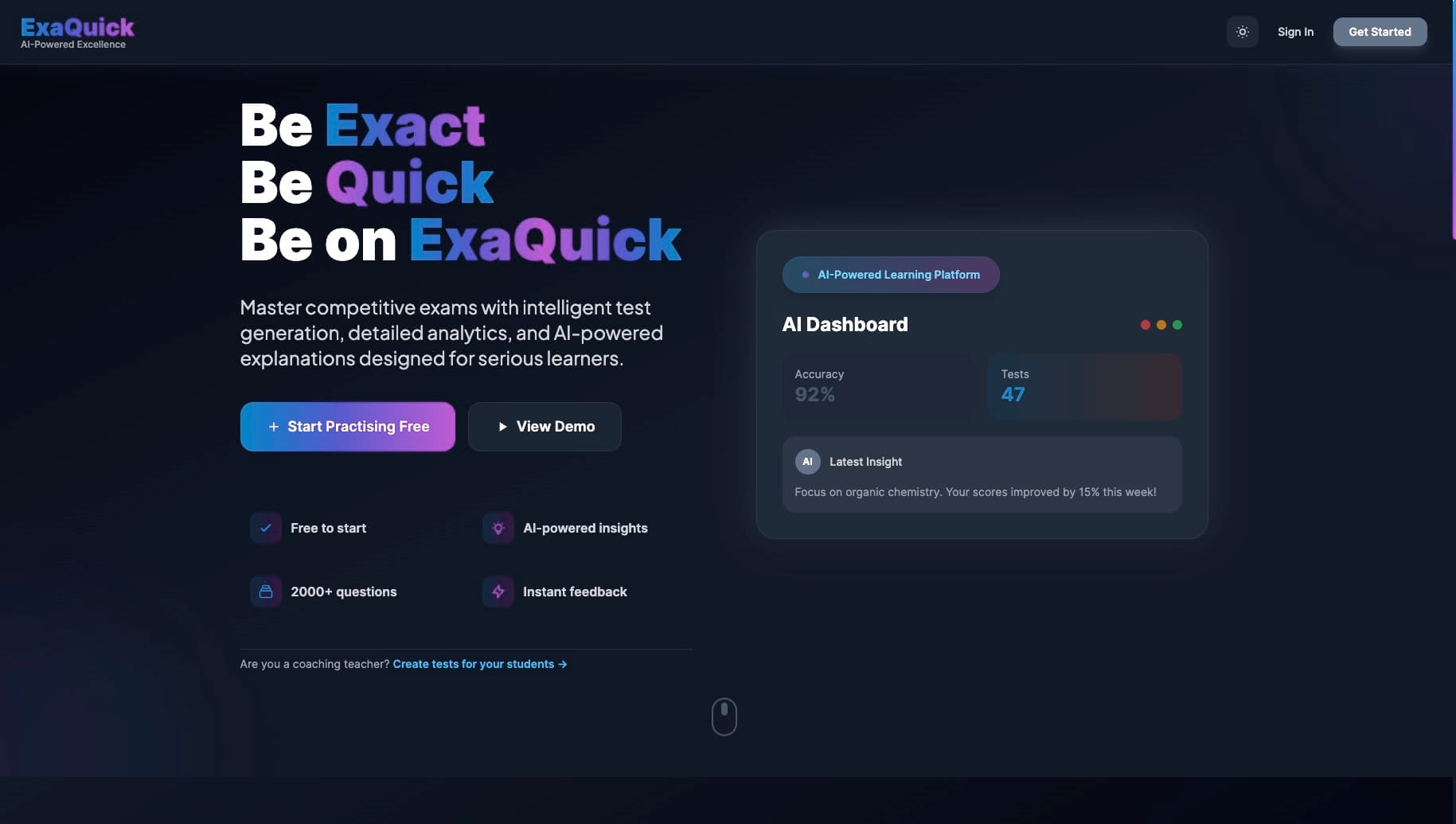 ExaQuick preview